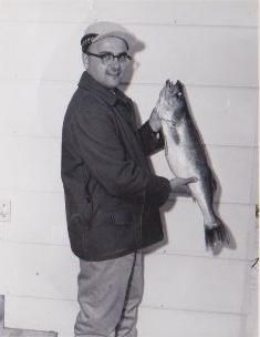 A nice walleye! March 1960