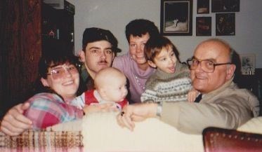 All eyes on Grampa, December 1985