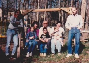 Family photo in Atlanta, 1989