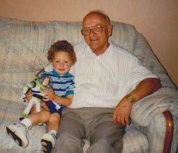Grampa and David, July 1997