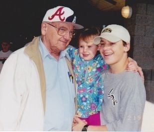 Grampa, Deanna and Ethan, February 2000