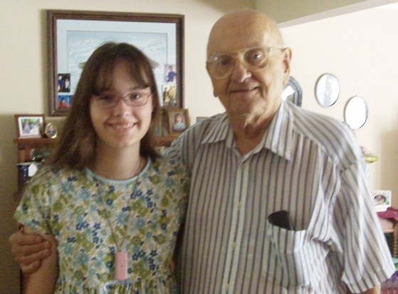 Deanna and Grampa - July 17, 2012