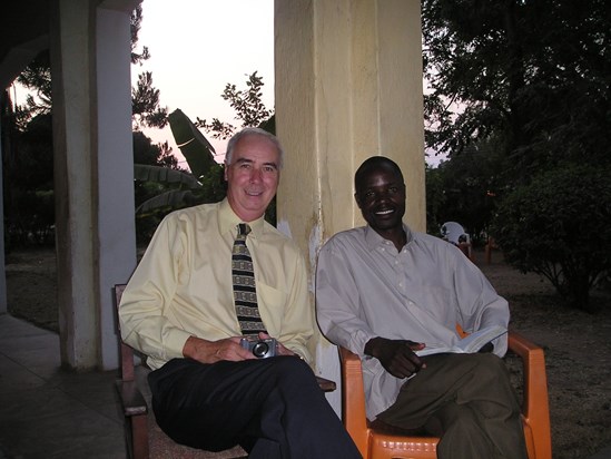 Bill and Inocent in Malawi