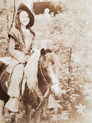 On horseback