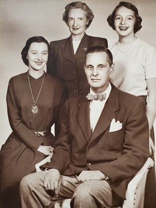 Marilyn, Ruth, Jim, and Judy Bridge