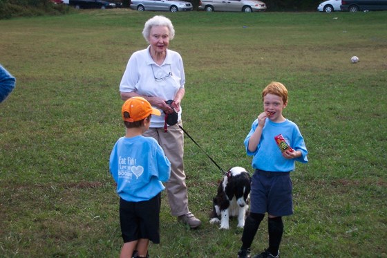 On the soccer field