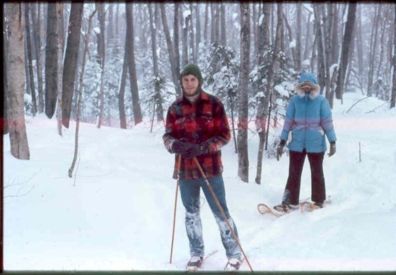 Snowshoeing in the U.P. of Michigan