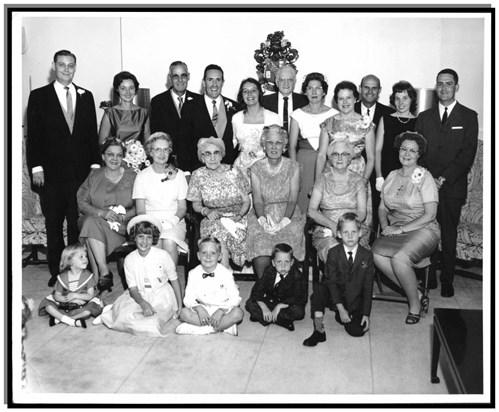 Family at Judy & Rob's wedding