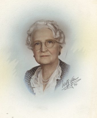 Marilyn's grandmother, Hallie Lillian Wilcox Gammill