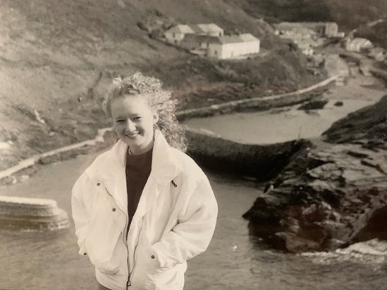 Natalie circa 1988 in a place she loved