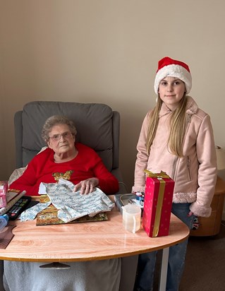 Granny and great granddaughter  