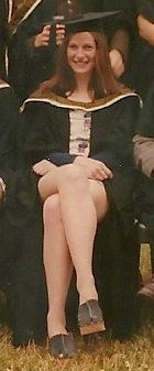 Becky on graduation day from UWIST in 1973