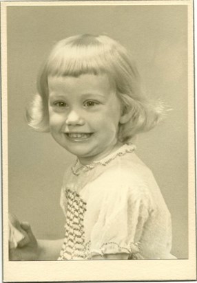 Becky aged four