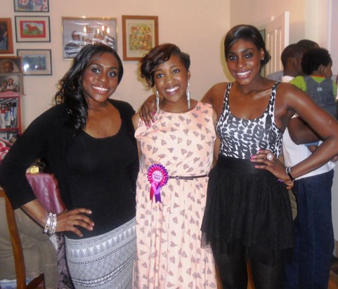 Kanayo's Birthday, with her big Sisters Ify and I <3