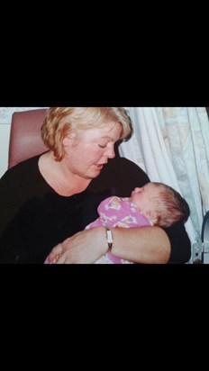 Kath with her granddaughter Molly, 22nd September 2004