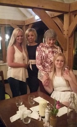 Anne with daughter Ruth and Granddaughters Vicky and Ellie 