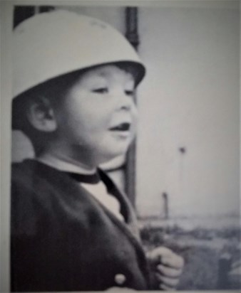 Steve - earliest picture of Steve in helmet