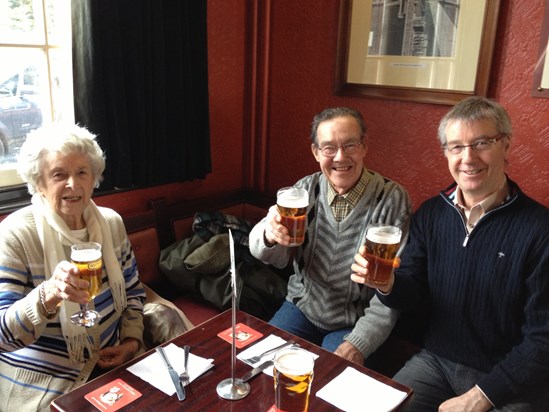 Harry, Peggy, Kevin - Shrewsbury April 2013