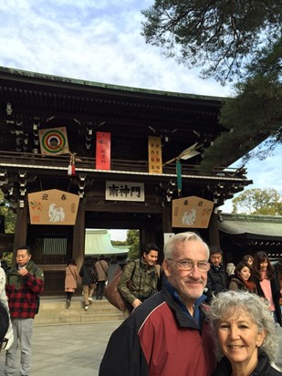 Bruce and Bobbi in Japan