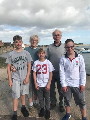 with the grandsons - Emsworth, August 202