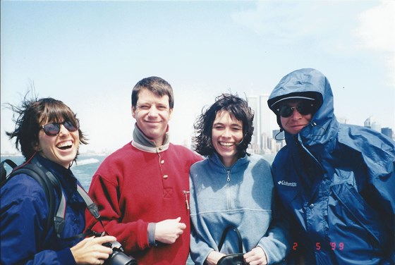 With Richard and Amanda, New York 1999