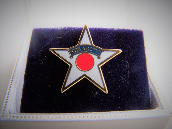 The Arctic Star medal for service on the Arctic Convoys