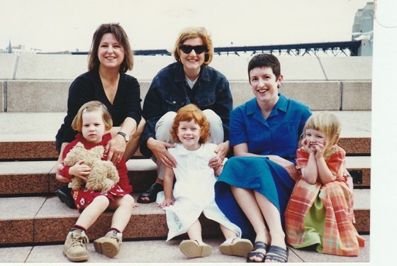 I love this picture of Jo, taken after a visit to the baby proms at Sydney Opera House 