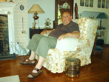 Johnathan Palmer with new sandals on  July 2010