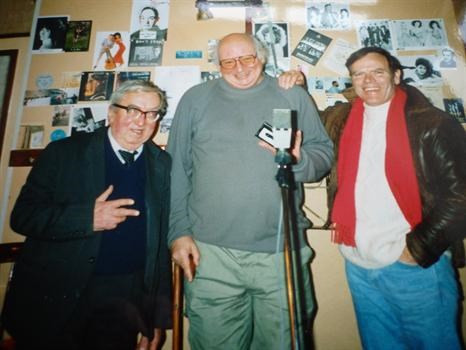 Olly with Ray Jones and Stan Pearse at recording studio