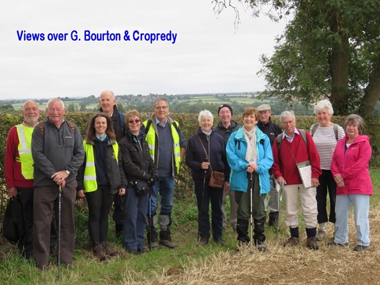 Todd with Eydon walking group Sept 2015 