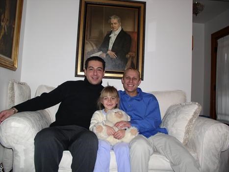 Donny,Peter & Katie Christmas 2002