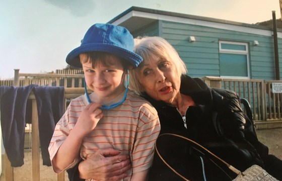 Mum with her beloved grandson Josiah