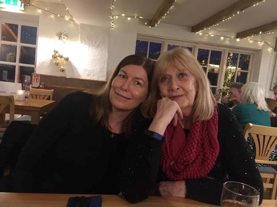 Mum and Gail, Christmas 2018