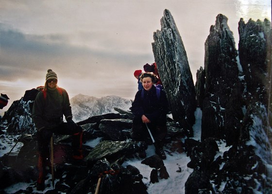 Winter Peak bagged, New Year in Snowdonia C1992