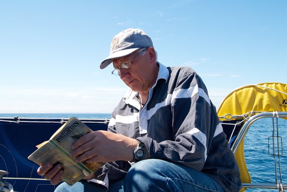 Reading Post Captain, by Patrick O'Brian. Tao, Irish Sea, June 2009