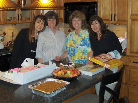 Mom's 80th Birthday Rose, Jackie, Judy & Karen