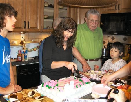 Rose Was Always Cutting the Birthday Cakes