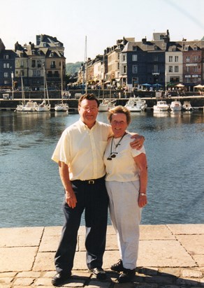 Andrew & Christine in Honfleur