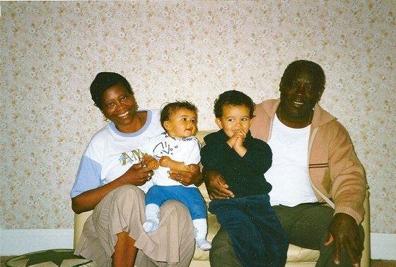 Granny, Sophie, Elliott & Grandad