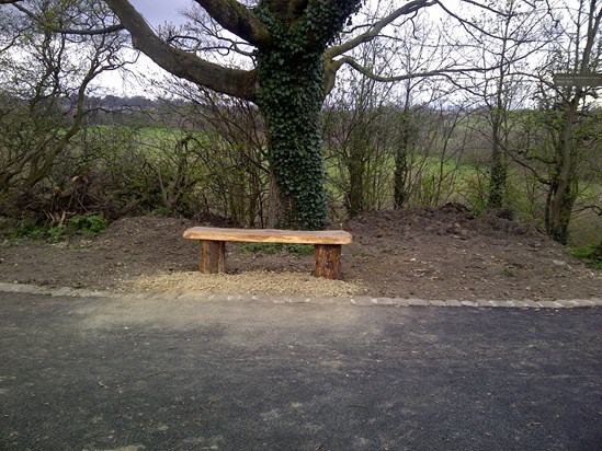 Dad's Bench at Oakwell Hall