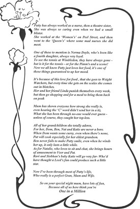 Mum - 60th Birthday poem part 2 1998