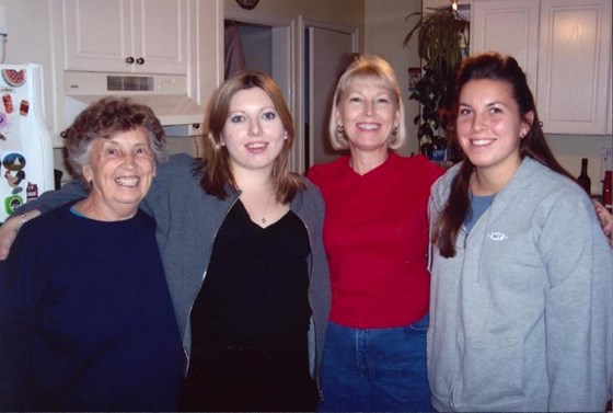 Henny with her Mother Tina and daughter's Laura and Brenda