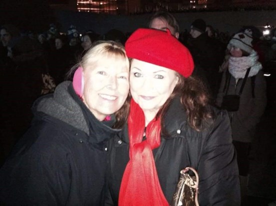 Henny and Sue at Cavalcade of Light's in Toronto December 2013