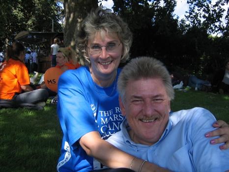 Race for Life,Hyde Park, September 2006. Wend raised more money for The Royal Marsden in Sutton