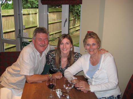 Wend, Sarah and me, Fathers' Day 15/6/08