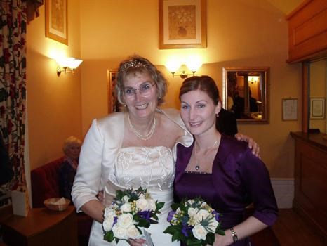 Wend and Sarah on our Wedding Day 21-10-06