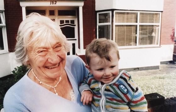 Sylvia with her great-grandson, Jayden.