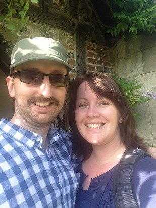 Visiting St Mary Bourne, where we got married