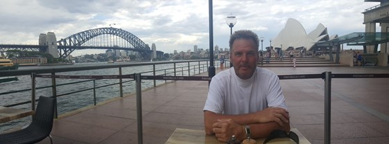 Spot of lunch at the Sydney Opera house