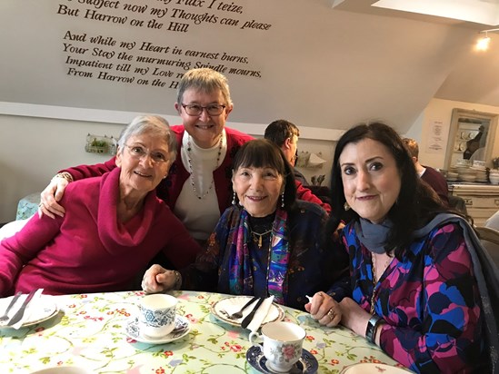 At The Doll’s House, Harrow, on 15th Feb, 2019. We had a lovely afternoon. RIP Mandy-Jane, you were a vital part of my formative years. Siobhain xxx